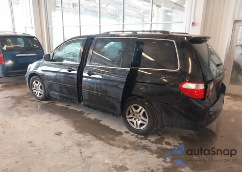 2007 Honda Odyssey Ex-L из США, поврежденный, VIN 5FNRL38747B000709